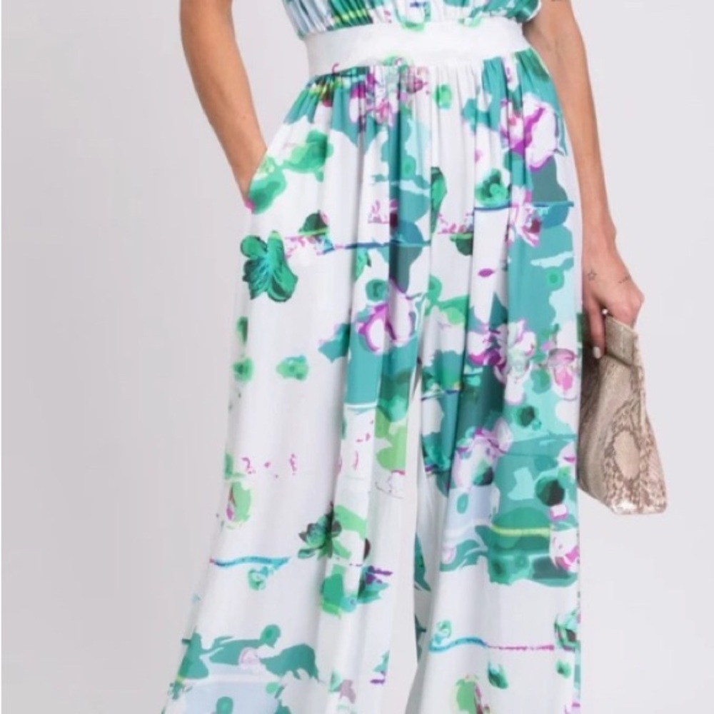 Chiara Boni Floral Wide-Leg Jumpsuit